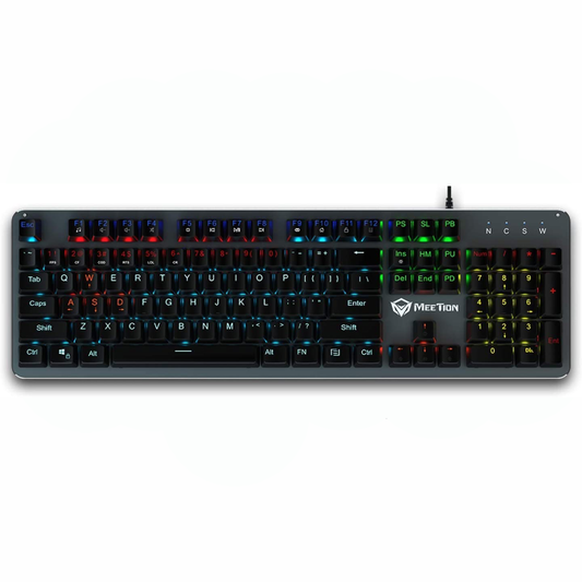 Meetion MK007 LED Mechanical Gaming Keyboard with Metallic Surface