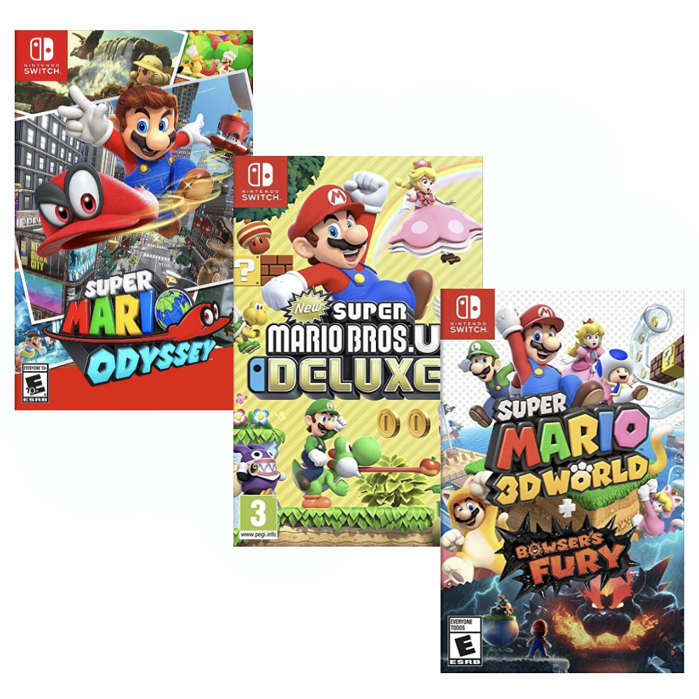 Super Mario 3 Games Pack Bundle Nintendo Switch Game Bros LB