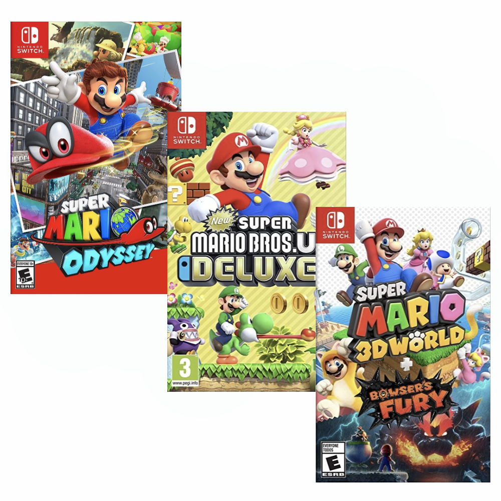 Super Mario - 3 Games Pack Bundle - Nintendo Switch