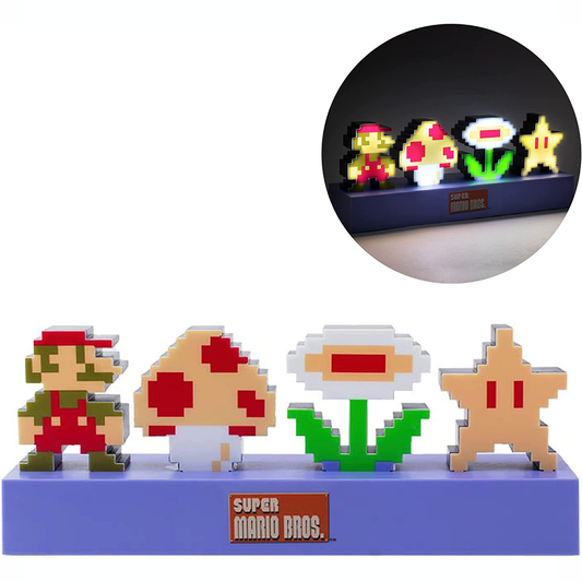 Super Mario Bros Icons Light, Decorative Light Up Figure