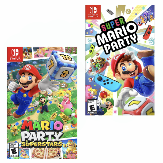 Super Mario Party and Mario Party Superstars Pack - Nintendo Switch Bundle