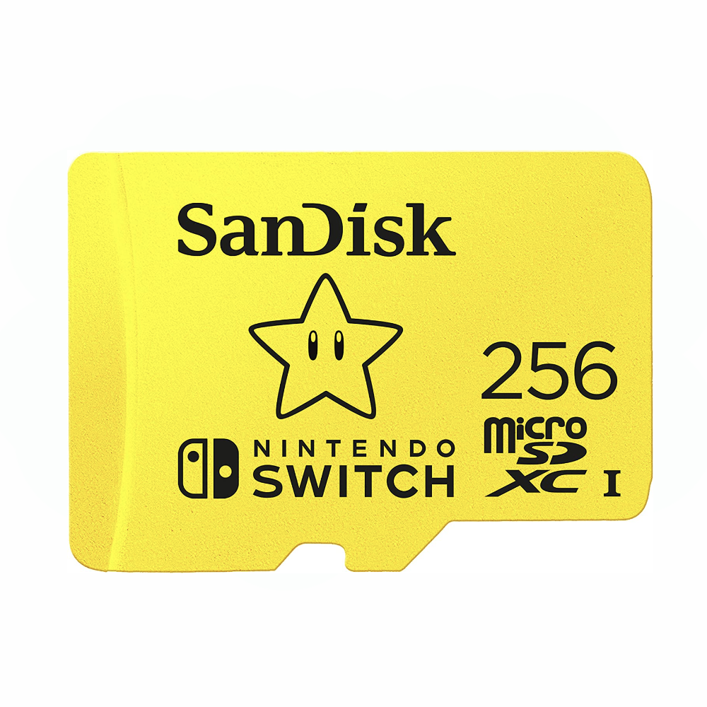 SanDisk 256GB microSDXC-Card, Licensed for Nintendo-Switch - SDSQXAO-256G-GNCZN