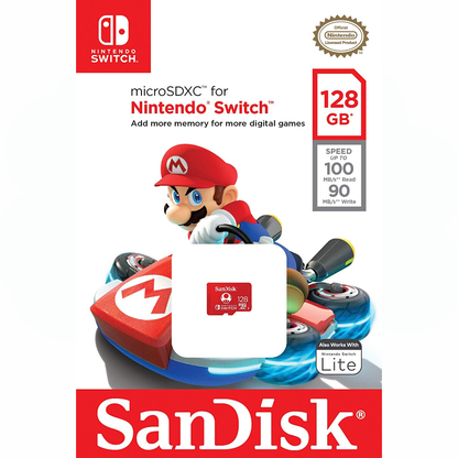 SanDisk 128GB microSDXC-Card, Licensed for Nintendo Switch