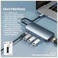 Remax RU-U5 Retor Series 5-in-1 Docking Station OTG + USB 3.0 Type C Macbook | Windows