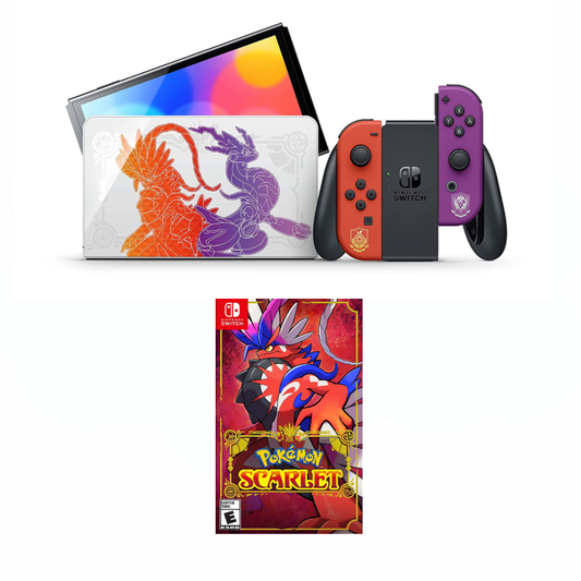 Nintendo Switch OLED Pokémon Scarlet & Violet Edition with Pokémon Scarlet Game Bundle