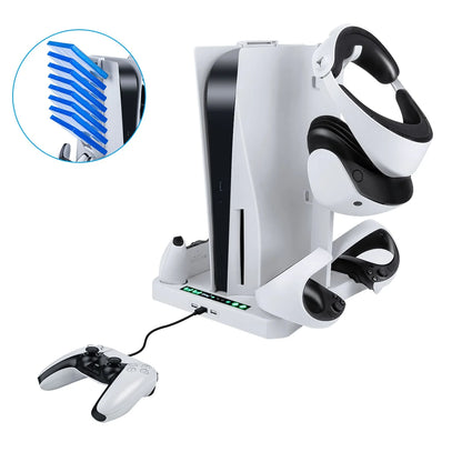IPLAY Multifunctional Charging Stand Designed For PS5 Fat Phat and PSVR2