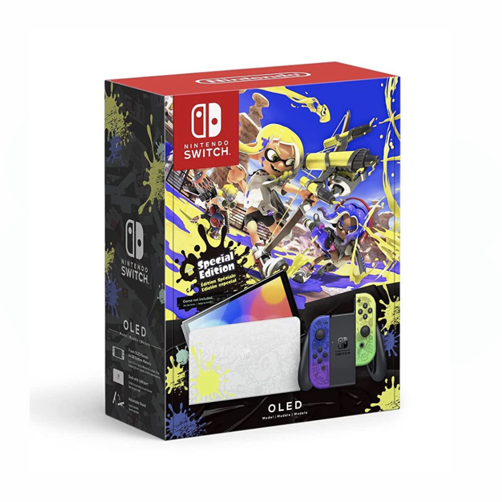 Nintendo Switch OLED Splatoon 3 Edition with Wireless Pro Controller Bundle