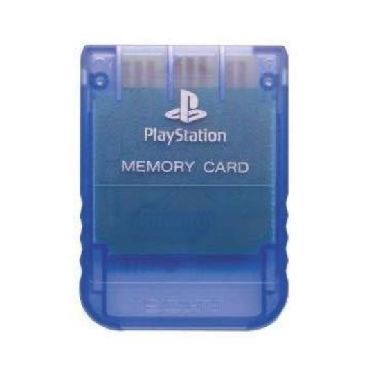 PlayStation Psone Memory Card Island Blue