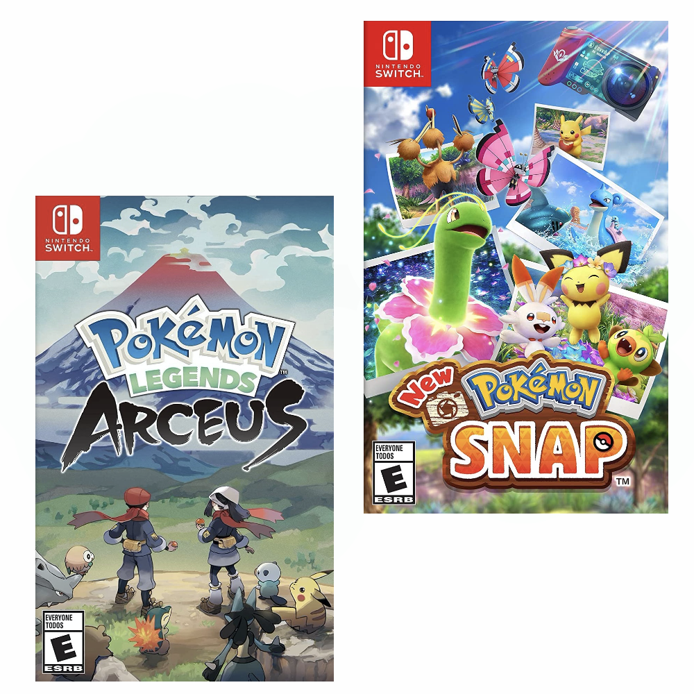 Pokémon Legends: Arceus and Pokemon Snap 2 Game Pack  - Nintendo Switch