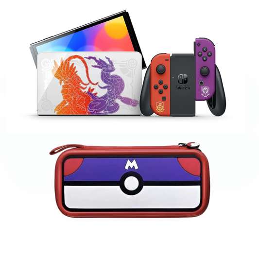 Nintendo Switch OLED Pokémon Scarlet & Violet Edition with Pokémon Case Bundle