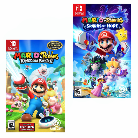 Mario + Rabbids Kingdom Battle and Sparks Of Hope Bundle 2 Game Pack