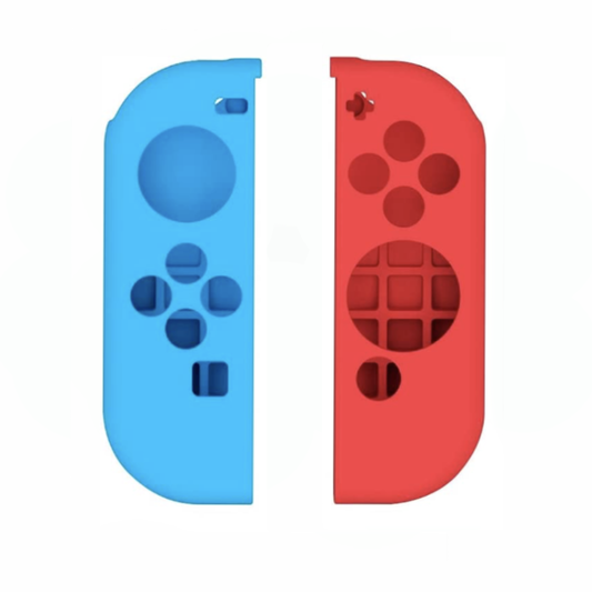 Silicone Protective Case for Nintendo Switch Joy-Con Controller - Red & Blue
