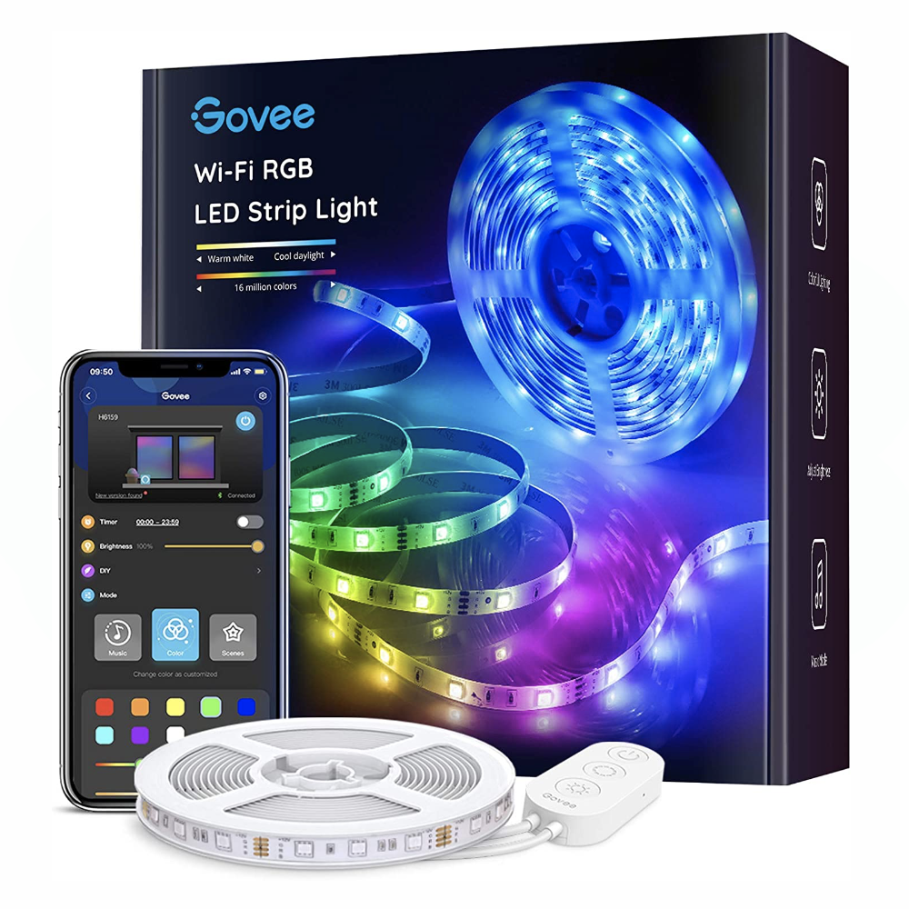 Govee Smart LED Strip Lights, 10M WiFi LED Light Strip Alexa | Google Assistant