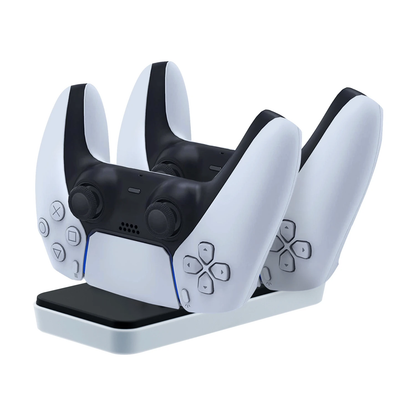 قاعدة شحن مزدوجة من DOBE لوحدة تحكم سوني بلاي ستيشن 5 اللاسلكية 