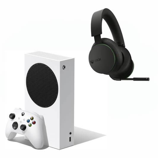 Xbox Series S Console with Xbox Wireless Headset Bundle