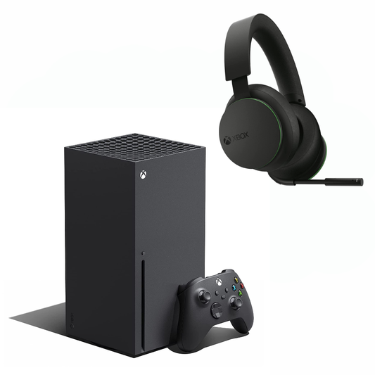 Xbox Series X Console with Xbox Wireless Headset Bundle