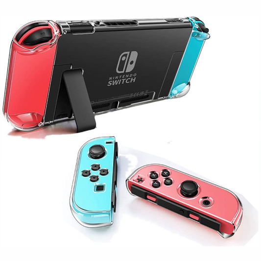 Clear Case Cover for Nintendo Switch and Joy-Con Controllers