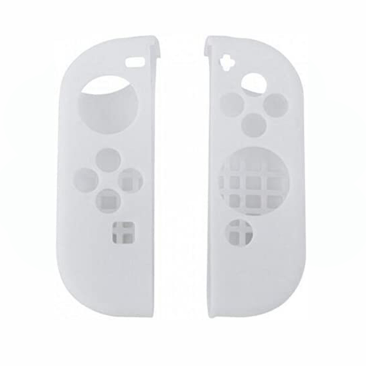 Silicone Protective Skin Soft Shell Case Cover for Nintendo Switch Joy-Cons - White